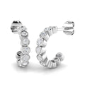 Hoop Earrings - Rain 0.5ct Gold Pure Elegance