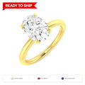 Lab grown diamond earring