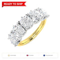 Lab grown diamond earring