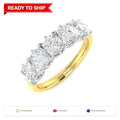 Lab grown diamond earring