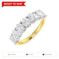 Lab grown diamond earring